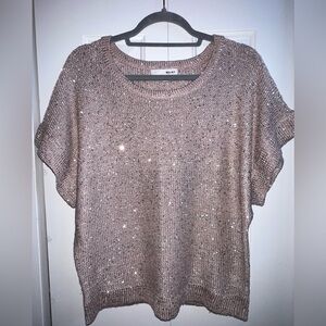 WD•NY sequin XL sweater